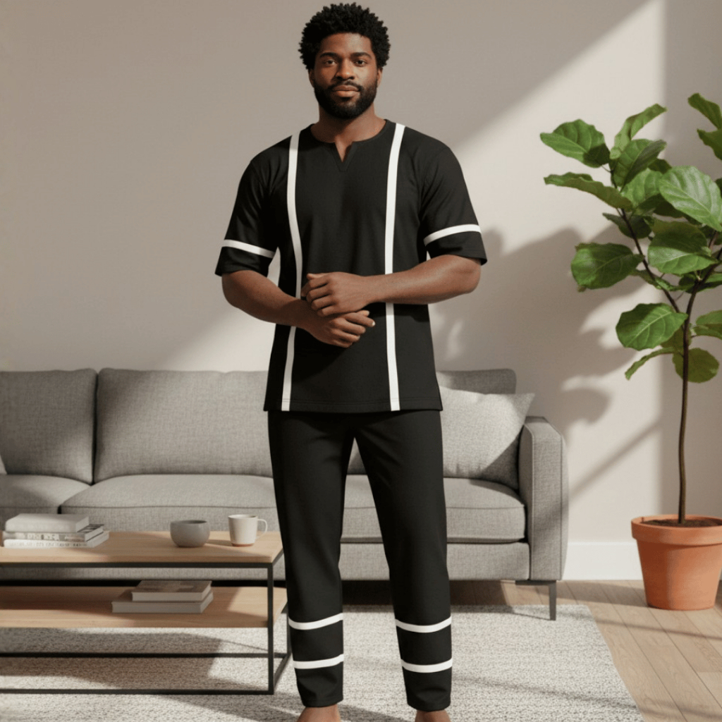 Roupa Umbanda E Candomble Premium - Conjunto Bata E Calça Unissex - Roupa Raçao Todas As Cores