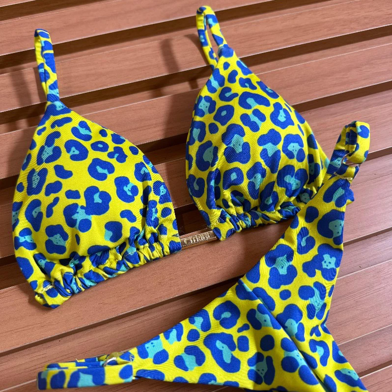 Biquini Cortininha Verão Brasil 2026 Copa Praia Piscina Jogo Modelagem Premium — imagem 1