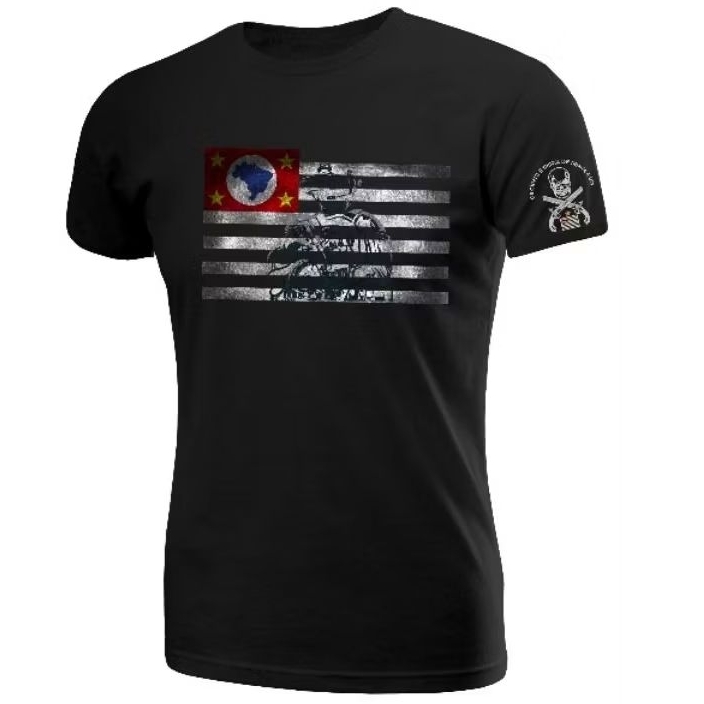 Camiseta Personalizada Bandeira de São Paulo.