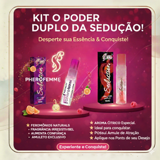 Kit Perfume Afrodisíaco com Feromônios 15ml -  A Essência da Sedução Feminina em Oferta na Shopee