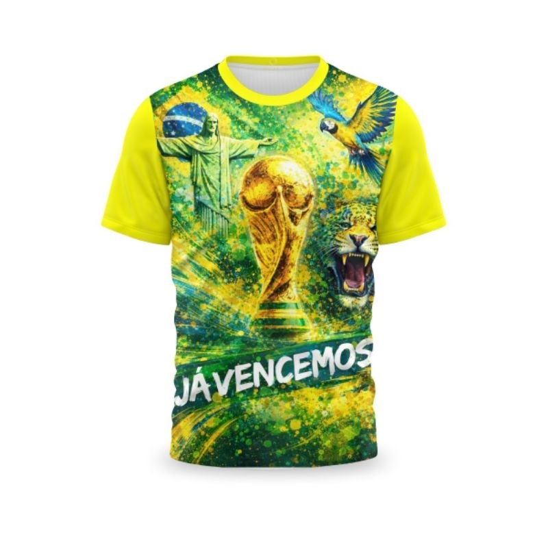 Camiseta Copa do Mundo Futebol Brasil