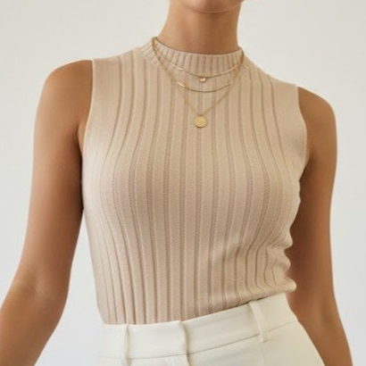 BLUSA FEMININA CROPPED ROUPA ESTILOSA REGATA TRICOT MODAL VERÃO TENDENCIA 2026 em Oferta na Shopee