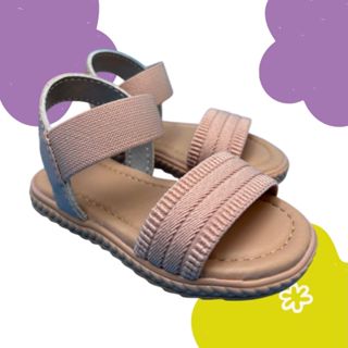 Sandália Infantil Menina Bebê Elásticos Canelado Calce Fácil Rasteirinha Baby Feminina em Oferta na Shopee
