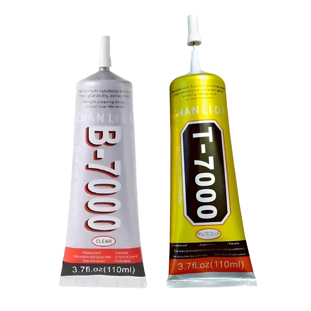 Cola Para Telas Touch Celular B7000 ou T7000 110ml Para Colar Touch Cor Tranparente e Preta
