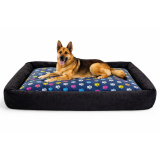 Cama Pet Impermeável Grande 100x87Cm e Media 70x50cm - 100% Lavável Confortável Para Cach…