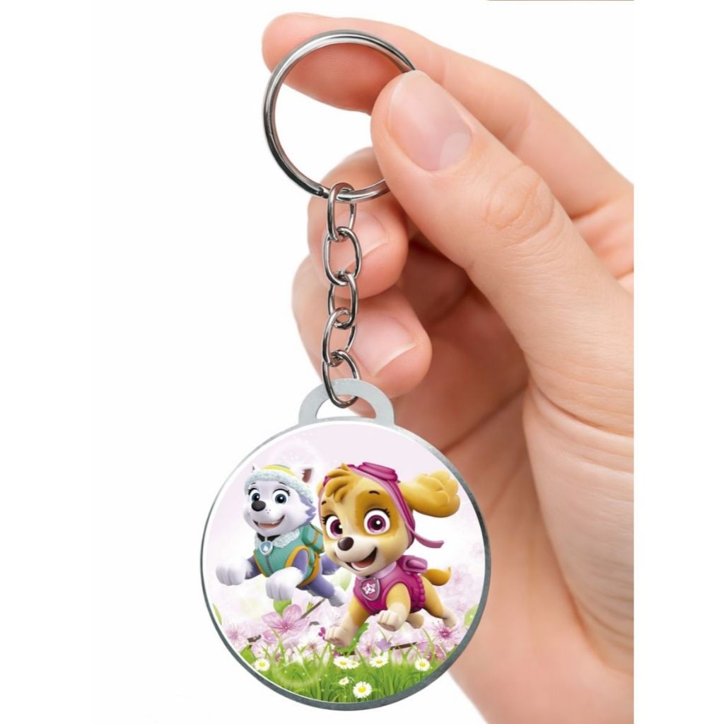 Chaveiro Personalizado Skye e Everest *resinado