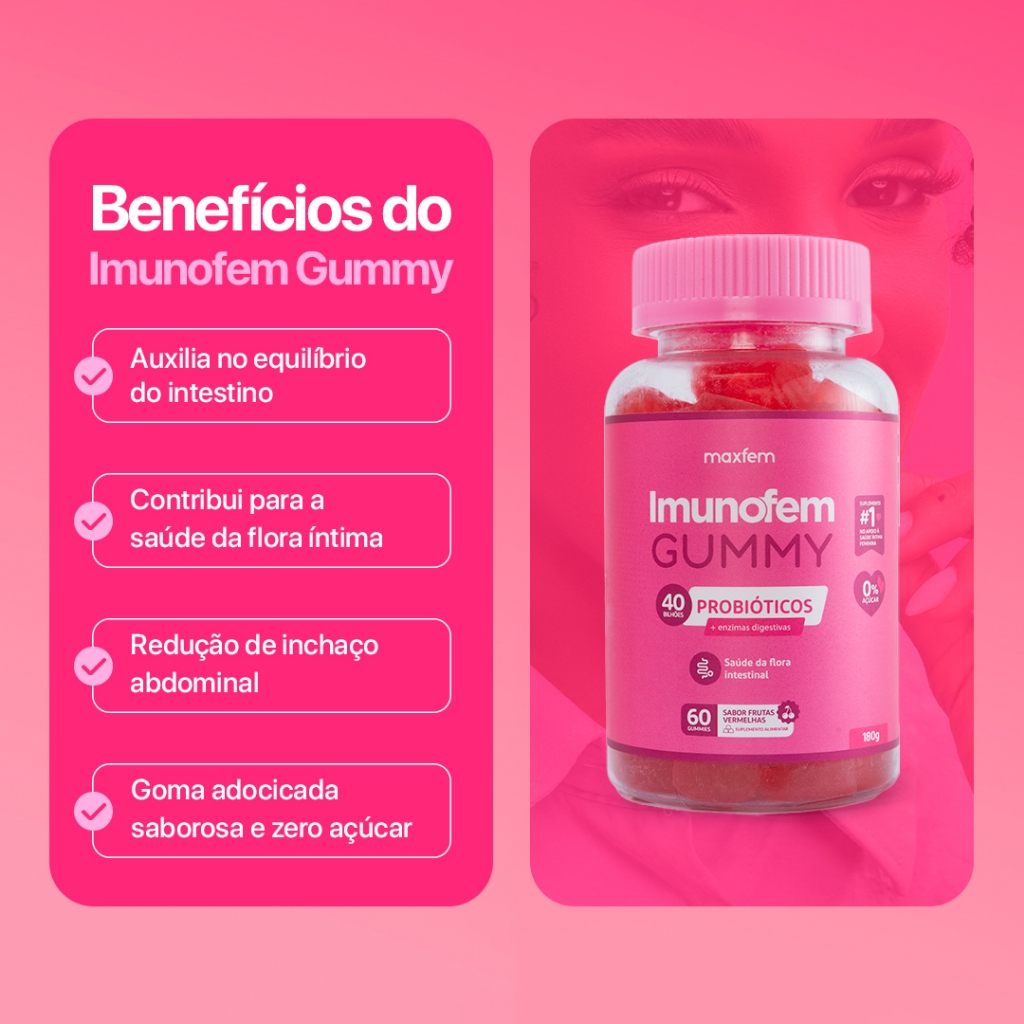 2 GUMMY + IMUNOFEM — imagem 2 de 2