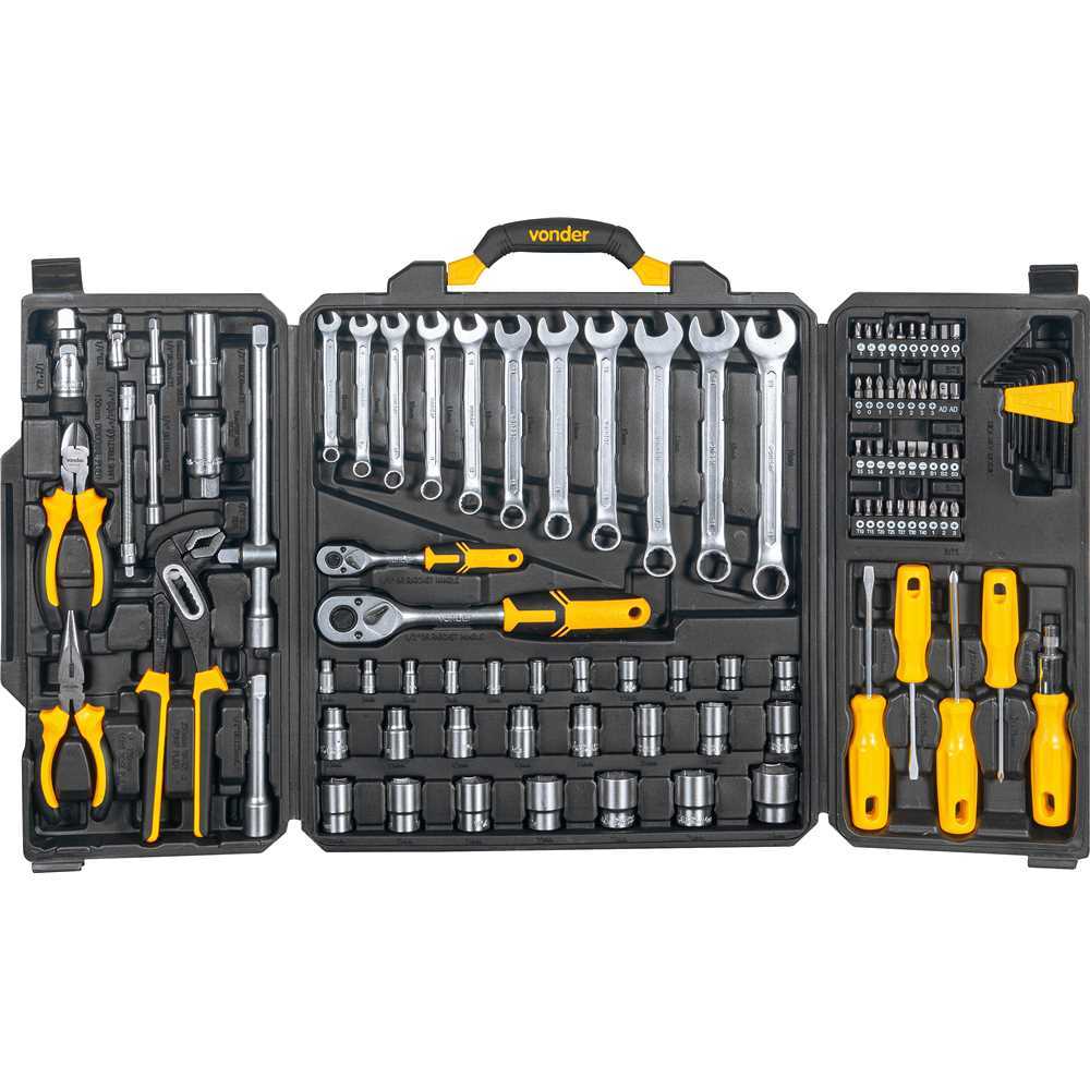 Jogo de Ferramentas Profissional Vonder com 110 Peças Completo e Resistente em Oferta na Shopee