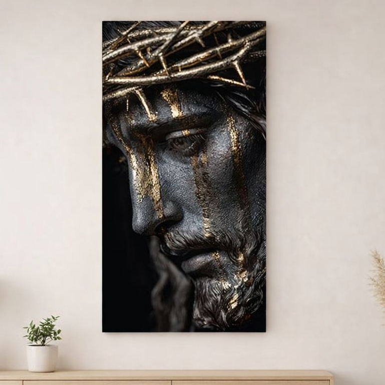 Quadro Decorativo religioso cristão Jesus Cristo Sala hall quarto escritório
