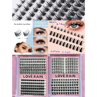 Conjunto De Cílios De Fada 9-14Mm Extensões Ondulados Em Quadrinhos D em Oferta na Shopee