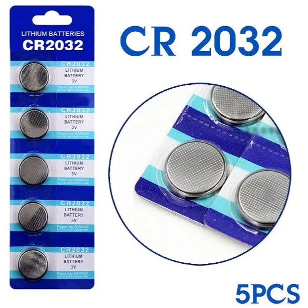 Bateria Cr2032 3v De Litio / Pilha Cr2032 - 5 Peças Bateria Cr2032 3v De Litio / Pilha Cr2032 - 5 Peças