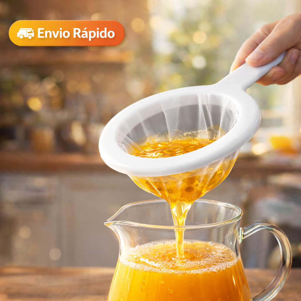 Malha Filtrante Reutilizável 200 Micras - Ideal para Leite, Soja, Iogurte e Chá em Oferta na Shopee