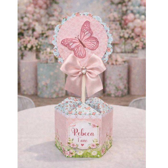 Pegue e Monte Centro de Mesa P Jardim Encantado Caixa Sextavada Festa Aniversário Infantil em Oferta na Shopee