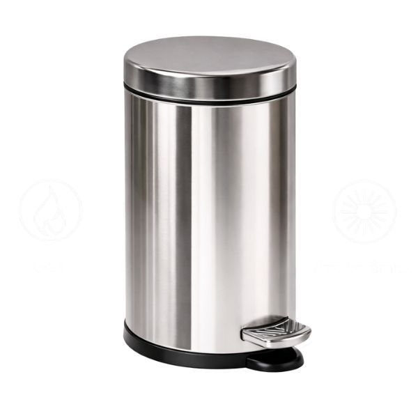 Lixeira Com Pedal Brinox Decorline 12 Litros Aço Inox em Oferta na Shopee