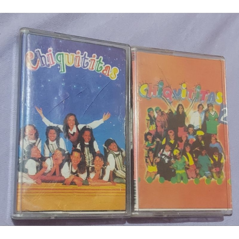 Fitas k7 Chiquititas volume 1 e 2 (1997 e 1998)