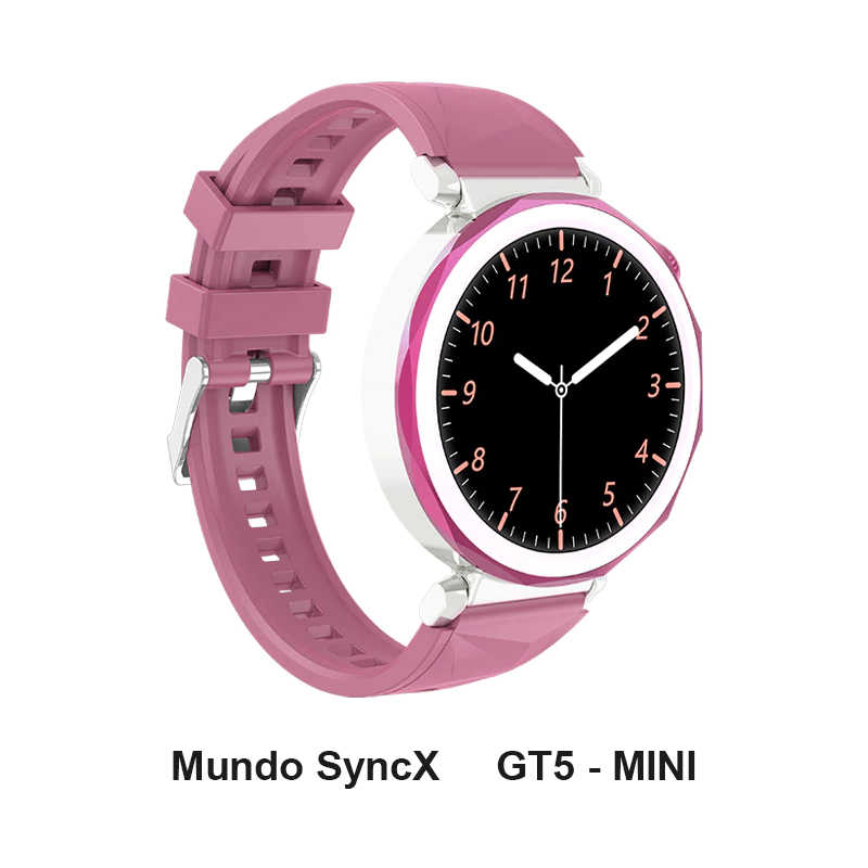 RELÓGIO SMARTWATCH GT5 MINI COR ROSA - ORIGINAL em Oferta na Shopee