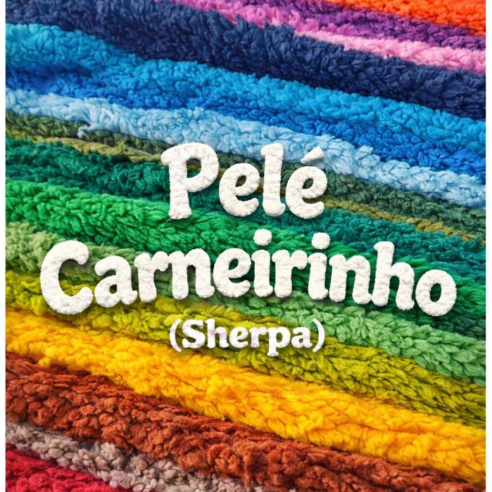 3 Metros De Tecido Pele de Carneirinho "sherpa ou lã carapinha" (3m x 1,50m)