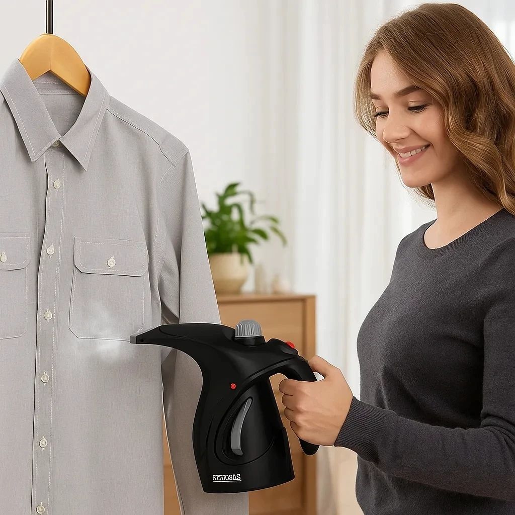 Passadeira Vapor Roupas Desamassar Tecidos Camisa Social Lavanderia Ferro Camisa Social Calça