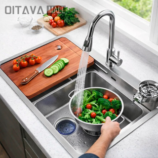 Cuba Cozinha Gourmet Pia Aço 304 Inox Acessórios e tubo de descarga 75x45 em Oferta na Shopee