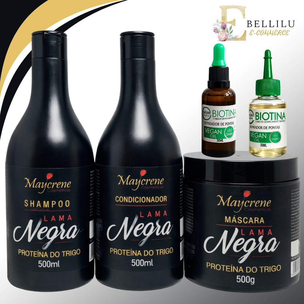 Escolha seu kit  de Lama negra hidratação maycrene em Oferta na Shopee