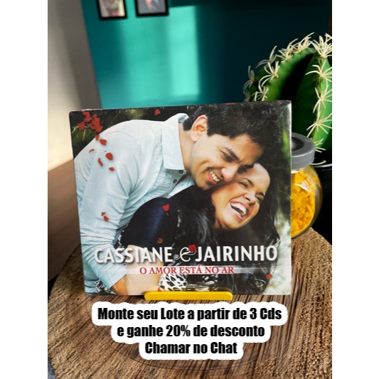 Cd Novo e Lacrado Cassiane E Jairinho O Amor Está No Ar