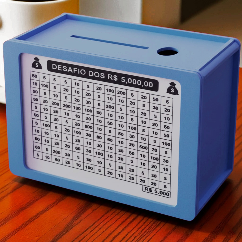 Cofre Desafio Japones Woodbox 5000 10000 1000 em Oferta na Shopee