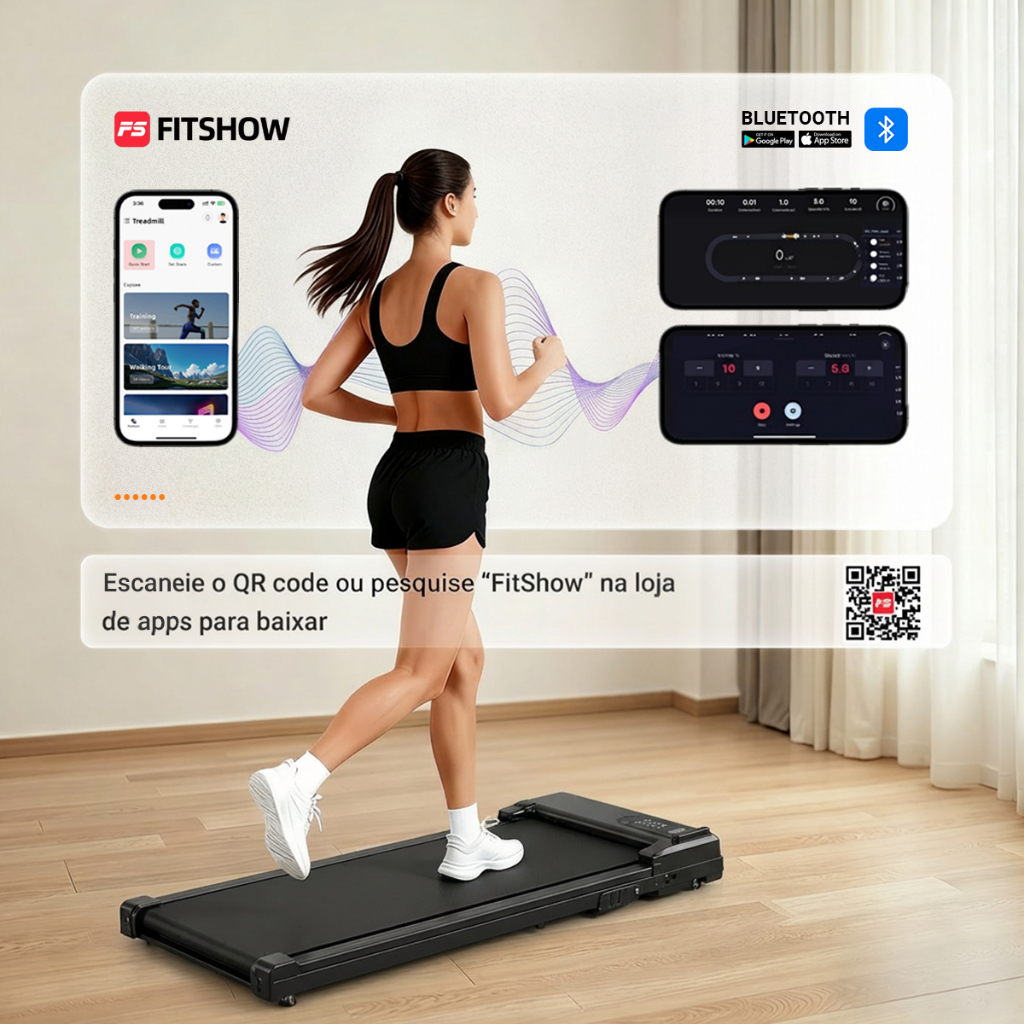 Esteira de Caminhada Dobrável e Portátil para Casa e Escritório | Fácil de Mover e Armazenar em Oferta na Shopee