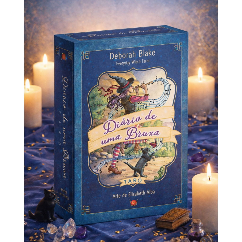 Tarô Diário de uma Bruxa 78 Cartas + Livro Português | Everyday Witch Tarot Original