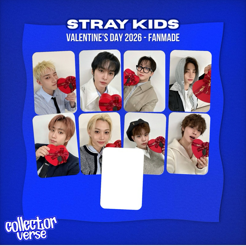 [FANMADE] Photocard Stray Kids Valentine’s Day 2026 em Oferta na Shopee