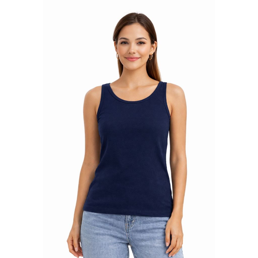 Regata feminina várias cores de algodão básica, atacado