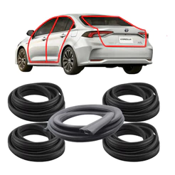 Kit Borracha Porta e Mala Corolla 1994 a 2026