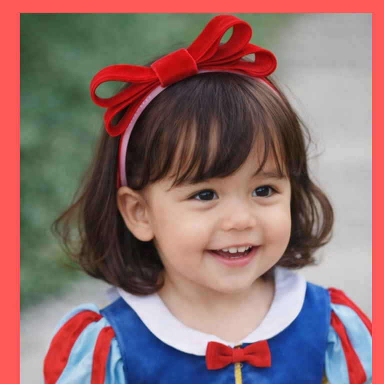Arco, laço de veludo, laço vermelho branca de neve