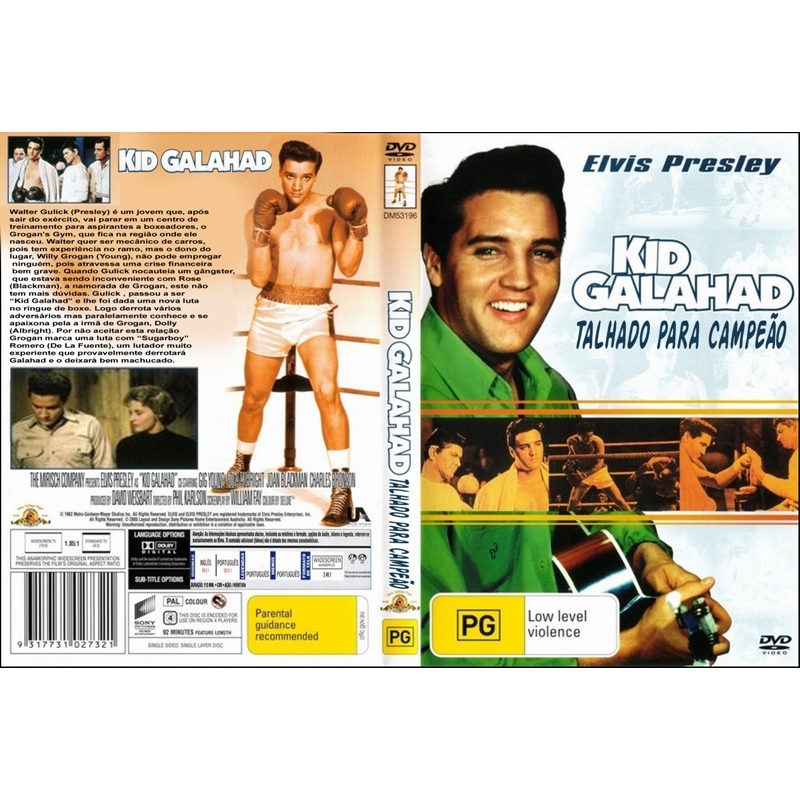 ELVIS (Presley) KID GALAHAD TALHADO PARA CAMPEÃO 1962 dublado e legendado