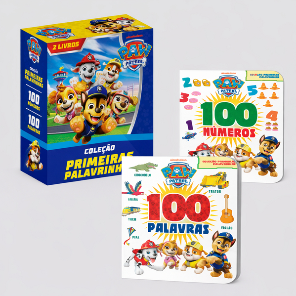 Box Coleção Primeiras Palavrinhas Patrulha Canina em Oferta na Shopee