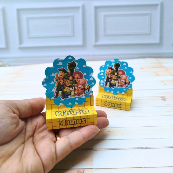 Porta Bis Dublo Personalizados Toy Story  Lembrancinhas Personalizadas Caixinhas Aniversario Menino