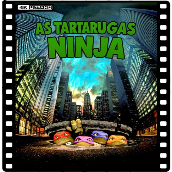 box dvd filmes as tartarugas ninja 1,2,3