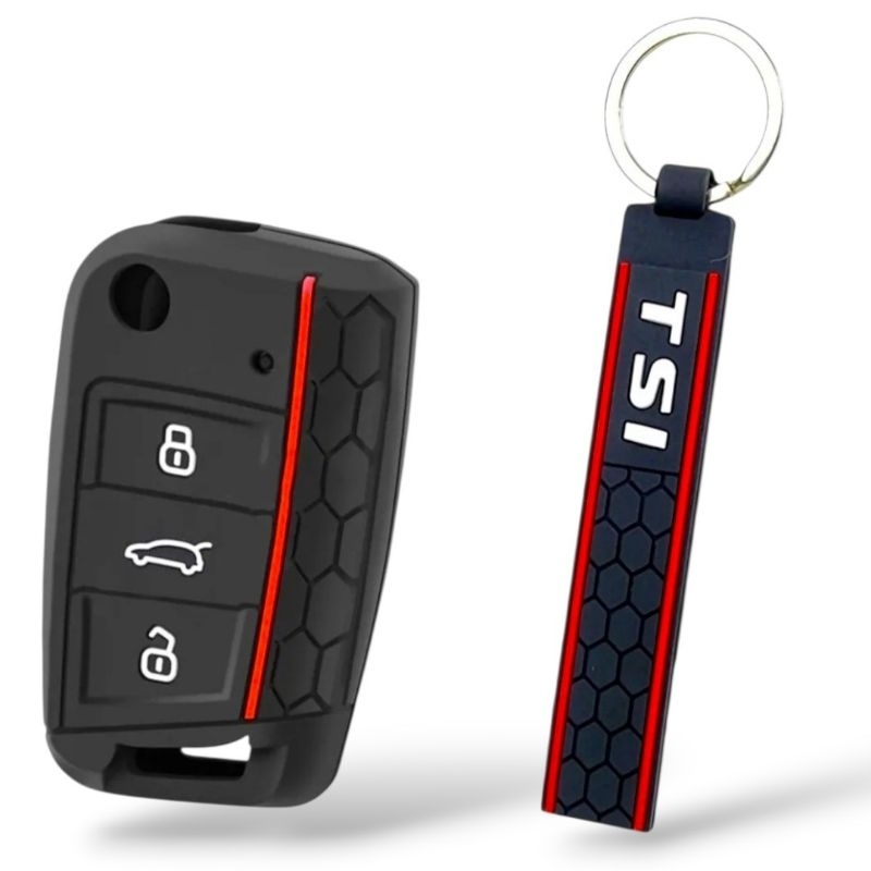 Capa Silicone Chave Tera Nivus T-cross Polo Taos Tiguan Vw Acessórios em Oferta na Shopee
