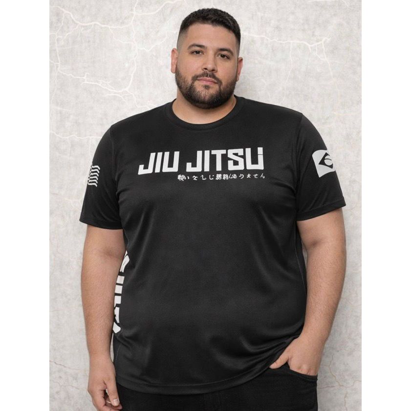 Camiseta Dryfit plus size para Academia tecido leve treino MMA Jiu-Jitsu Max Titanium Masculina em Oferta na Shopee