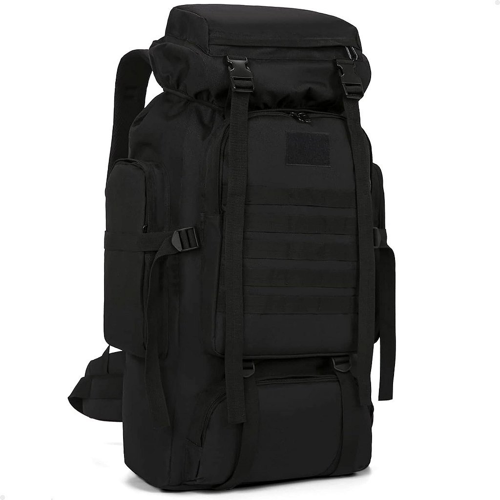 Mochila Tática Lorben Camuflada Militar Trilha Camping Trekking Aventura 80 Litros