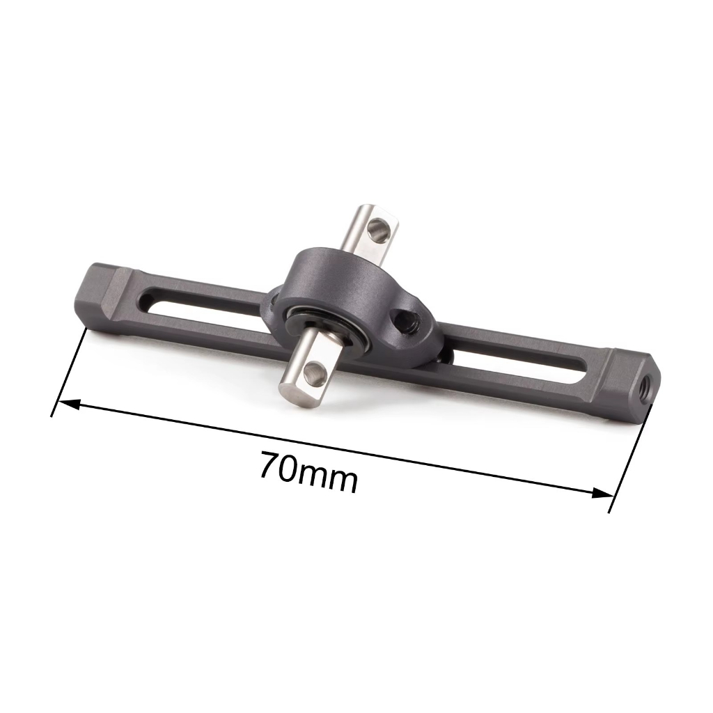 Travessa cardã eixo 5mm para conexão de eixos Crawler 1/10 e Caminhão 1/14 RC tamyia