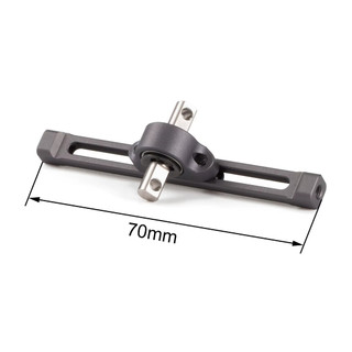 Travessa cardã eixo 5mm para conexão de eixos Crawler 1/10 e Caminhão 1/14 RC tamyia