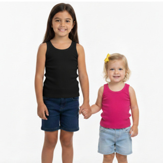 Kit 2 Regatas Infantil Ribana ItsBella – Conforto e Estilo para o Dia a Dia em Oferta na Shopee