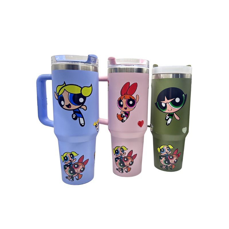 Garrafa Térmica Meninas Superpoderosas 1200ml Personalizada com Nome - 360º ou Frente em Oferta na Shopee