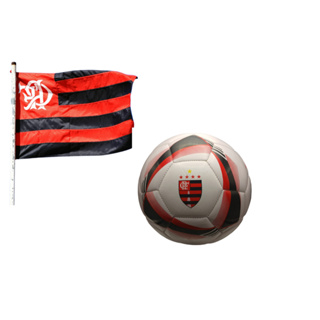 Bola de Futebol Mengão Flamengo Costurada Com desenho Campo e Quadra em Oferta na Shopee