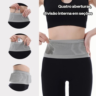 Bolsa De Cintura Para Corrida Multifuncional , Encaixe Próximo Ao Ar Livre , Telefone Invisível Tricotado . em Oferta na Shopee