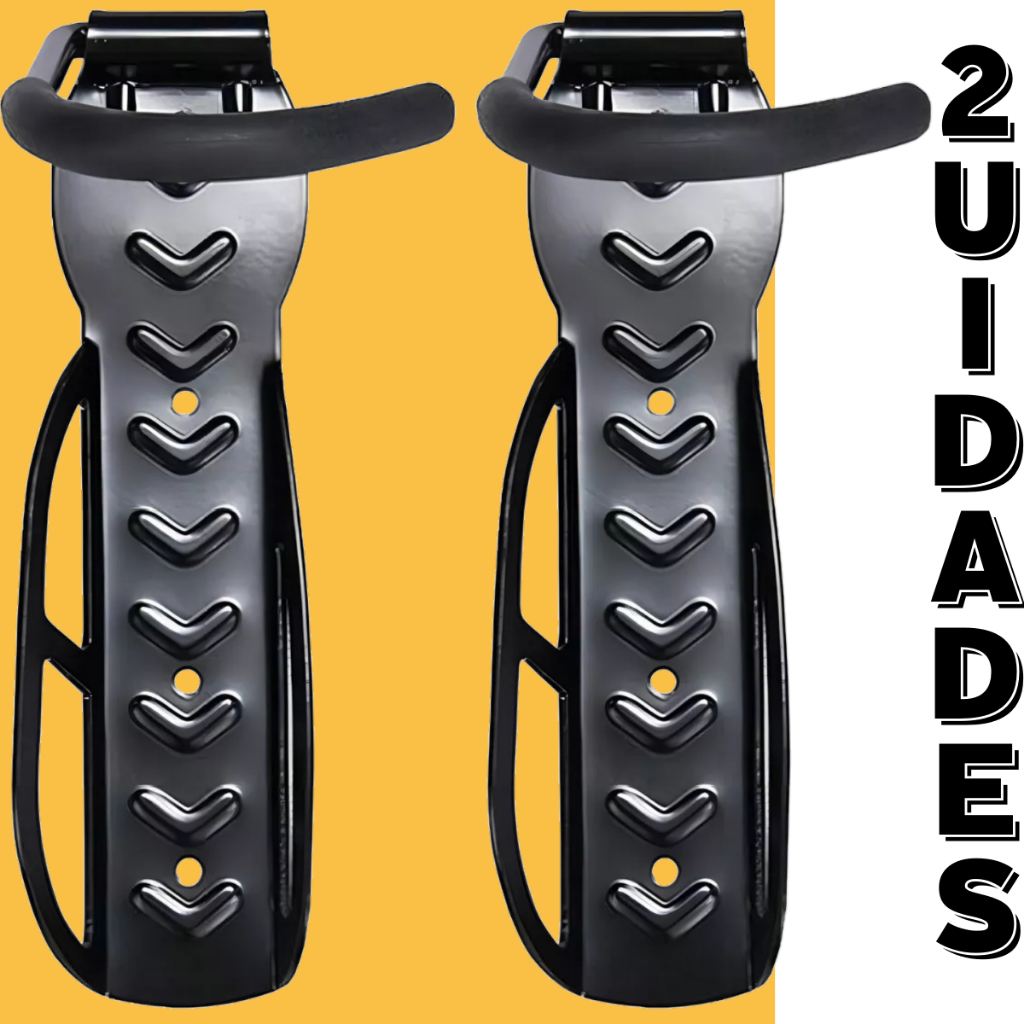 2 Suporte Parede Gancho Bicicleta apoio de pendurar bike