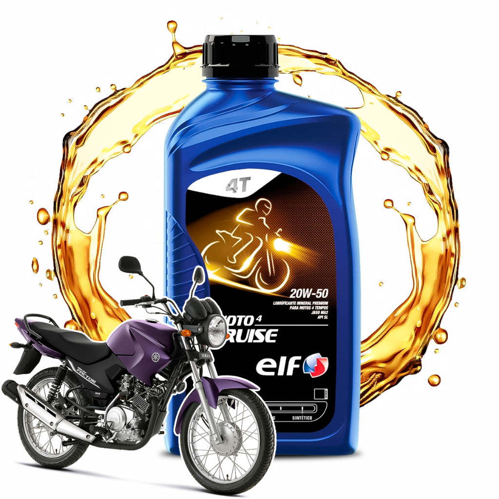 Óleo Para Yamaha Factor YBR 125 Elf Mineral 20w-50 Cruise