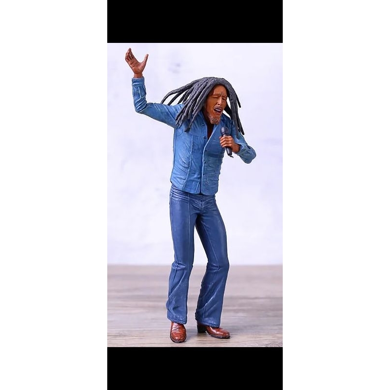 boneco Bob marley músico reggae cantor jamaica banda coleção rock regue mcfarlane marvel dc select legends toybiz