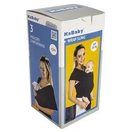 kababy Wrap Sling Azul Escuro Canguru