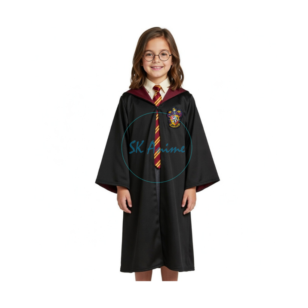 MANTO CAPA + GRAVATA  + ÓCULOS Harry Potter Grifinória Adulto e Infantil em Oferta na Shopee